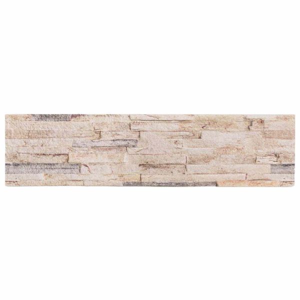 Стенни панели 10 pcs Бяло и червено 100 x 25 cm EPS пяна