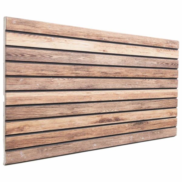 Стенни панели 10 pcs Светло кафяво 100 x 50 cm EPS пяна