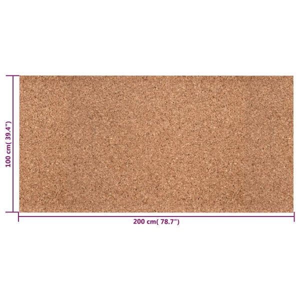 Коркова ролка Кафяво 100 x 200 x 0,2 cm Корк