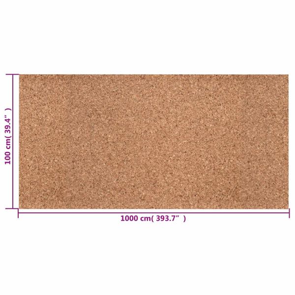 Коркова ролка Кафяво 100 x 1000 x 0,5 см Корк