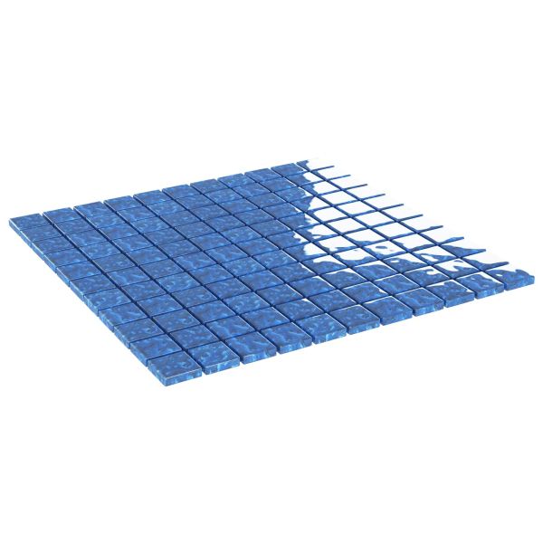 Мозайка плочка 11 pcs Синьо 50 x 50 cm Стъкло