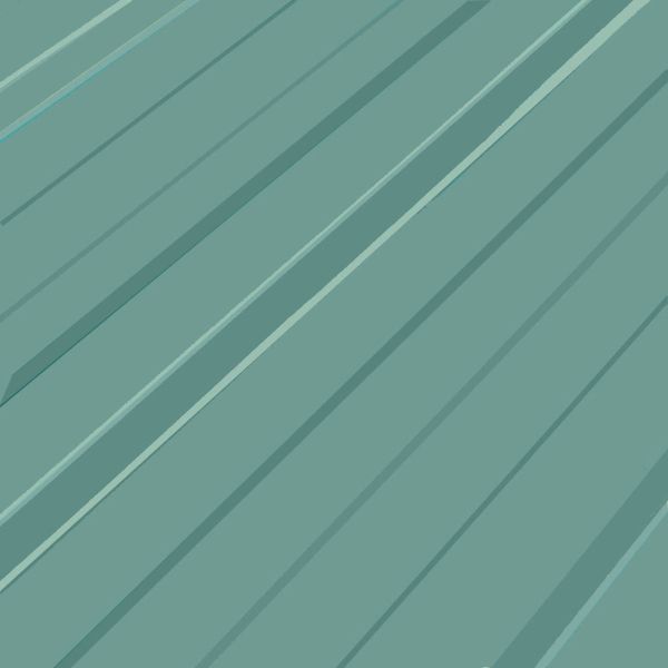 Покривен панел 12 pcs Зелен 129 x 45 см Поцинкована стомана