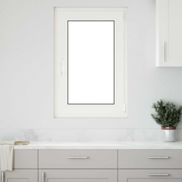 Прозорец за мазе RISOR 60 x 80 cm PVC и стъкло Антрацит