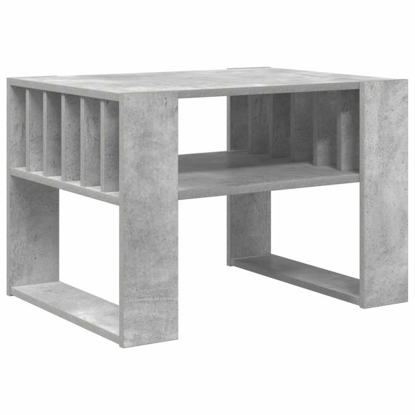 Масичка за кафе Циментено сиво 66 x 49,5 x 45 см