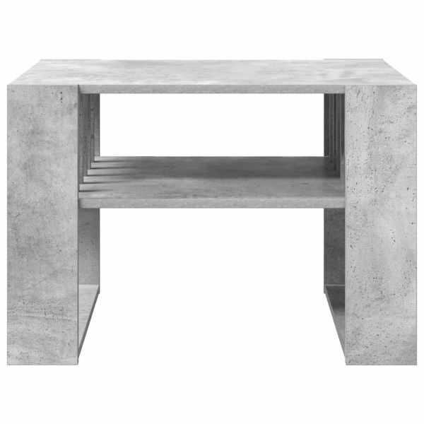 Масичка за кафе Циментено сиво 66 x 49,5 x 45 см