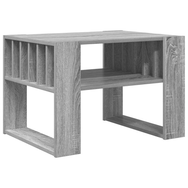 Масичка за кафе Сив Сонома 66 x 49,5 x 45 см Инженерно дърво