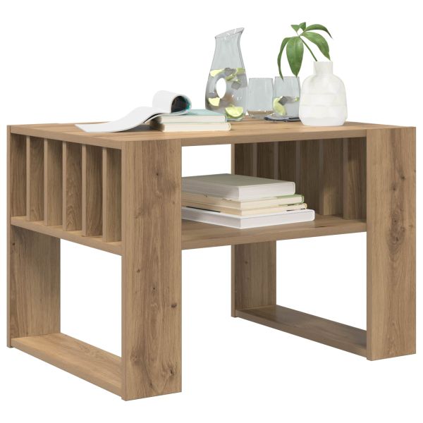 Масичка за кафе Дъб 66 x 49,5 x 45 см Инженерно дърво