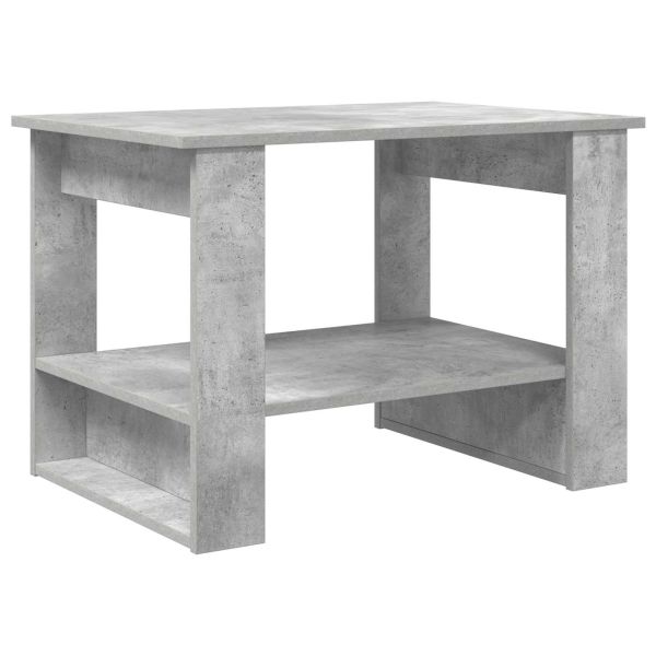 Масичка за кафе Циментено сиво 72 x 50 x 50 см Инженерно дърво