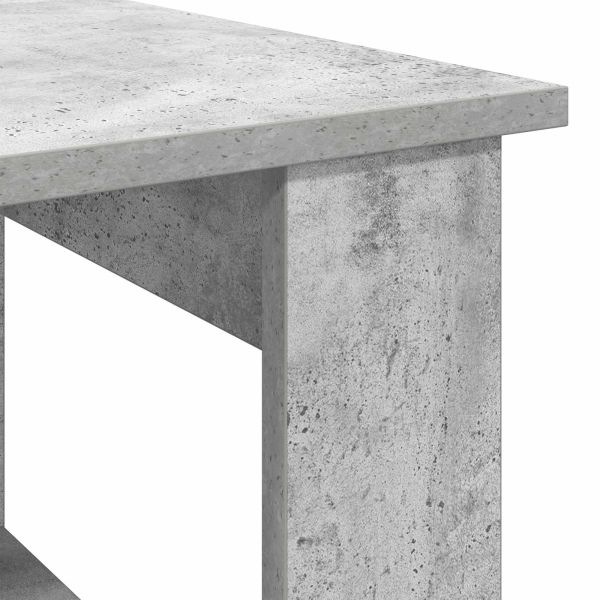 Масичка за кафе Циментено сиво 72 x 50 x 50 см Инженерно дърво