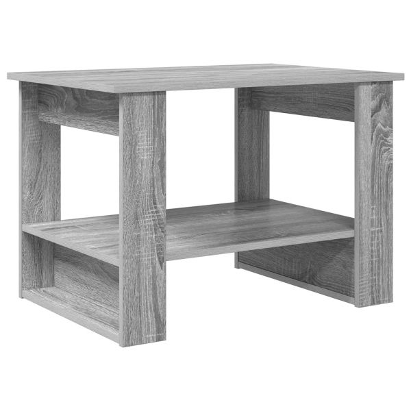 Масичка за кафе Сив Сонома 72 x 50 x 50 см Инженерно дърво