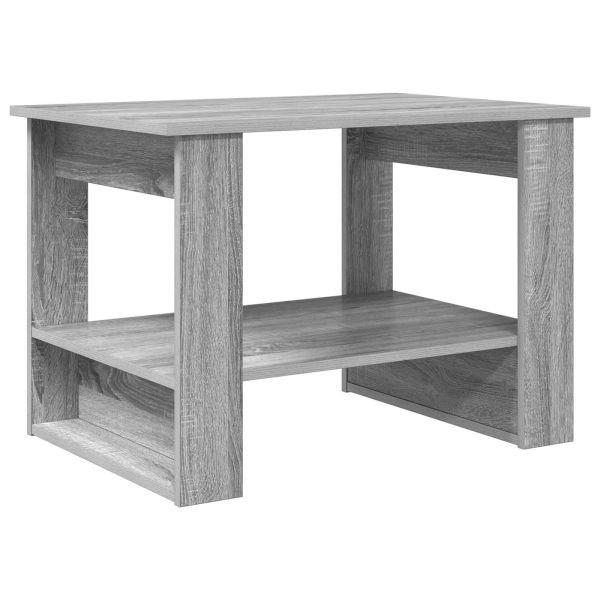 Масичка за кафе Сив Сонома 72 x 50 x 50 см Инженерно дърво