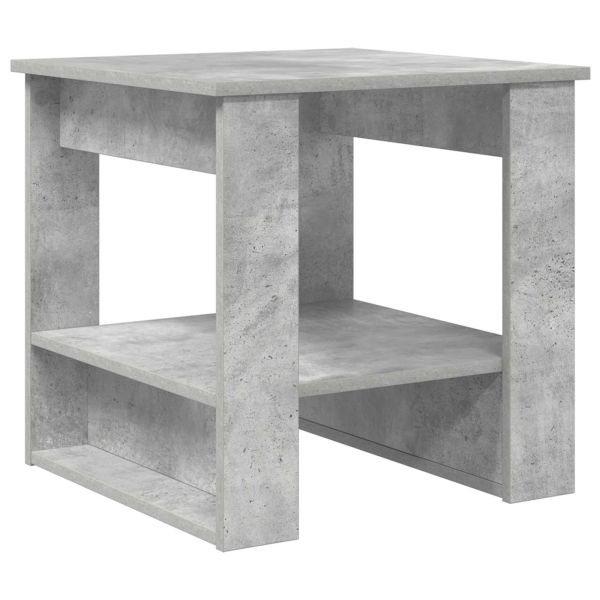 Масичка за кафе Циментено сиво 51 x 50 x 50 см Инженерно дърво