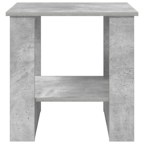 Масичка за кафе Циментено сиво 51 x 50 x 50 см Инженерно дърво