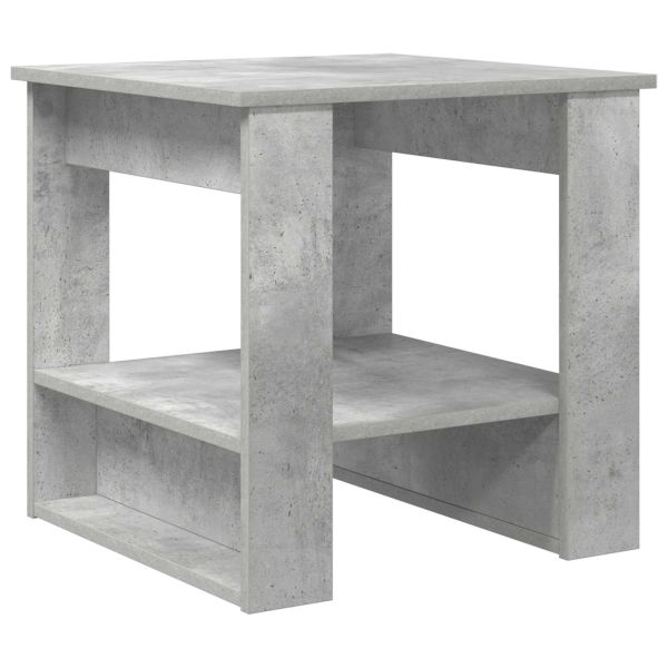 Масичка за кафе Циментено сиво 51 x 50 x 50 см Инженерно дърво