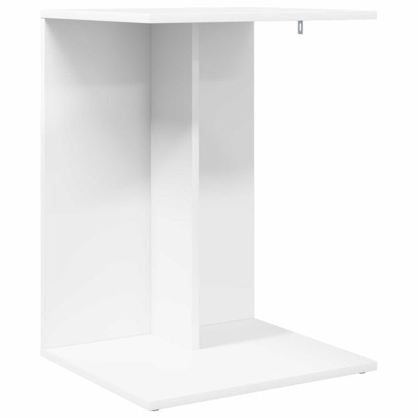 Странична маса Бяло 45 x 40 x 62,5 см Инженерно дърво