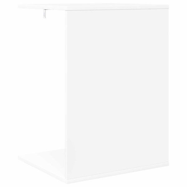 Странична маса Бяло 45 x 40 x 62,5 см Инженерно дърво