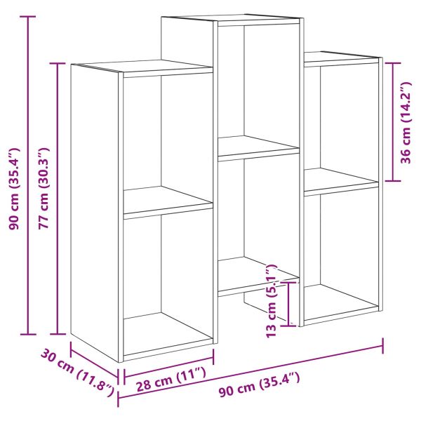 Служебен шкаф Циментено сиво 90 x 30 x 90 cm