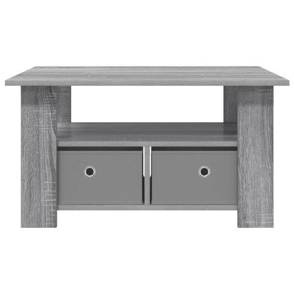 Масичка за кафе Сив Сонома 77 x 55 x 42 см Инженерно дърво