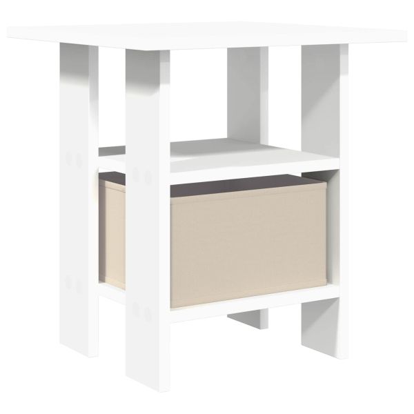 Нощно шкафче 2 pcs Бяло 41 x 40 x 45 см Инженерно дърво