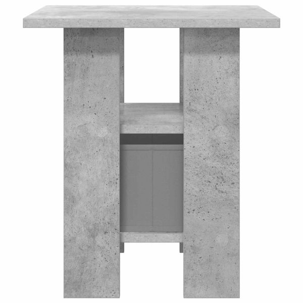 Нощно шкафче Циментено сиво 41 x 40 x 45 см Инженерно дърво