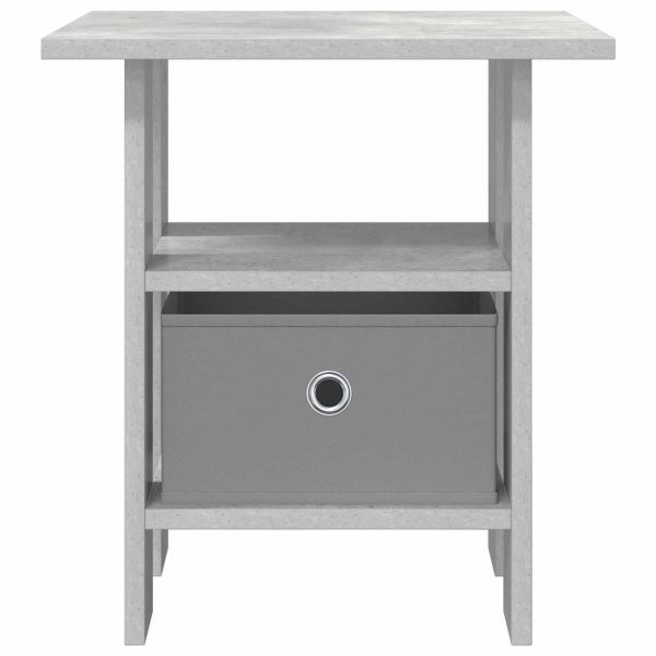 Нощно шкафче с чекмедже 2 pcs Циментено сиво 41 x 40 x 45 см