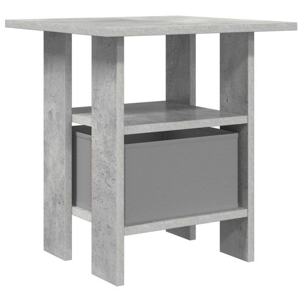 Нощно шкафче с чекмедже 2 pcs Циментено сиво 41 x 40 x 45 см