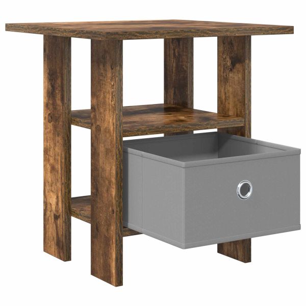 Нощно шкафче 2 pcs Димян дъб 41 x 40 x 45 см Инженерно дърво