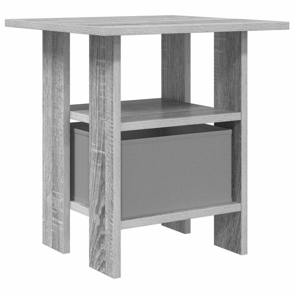 Нощно шкафче 2 pcs Сив Сонома 41 x 40 x 45 см Инженерно дърво