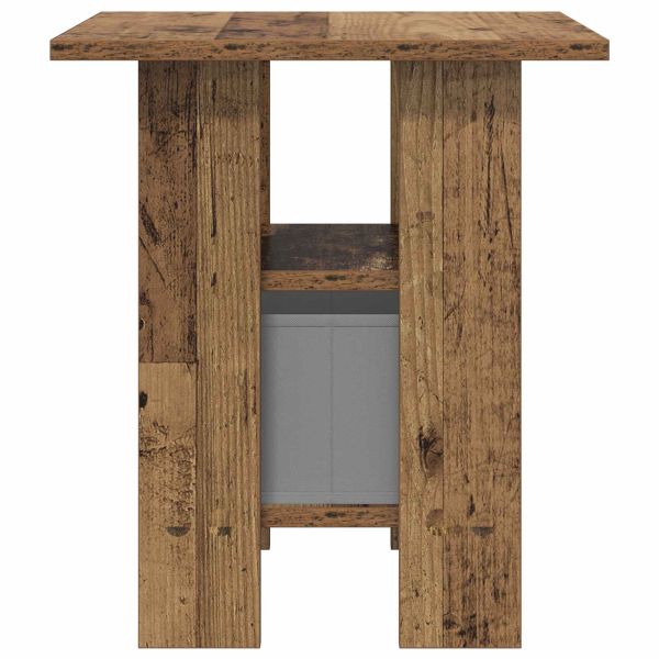 Нощно шкафче 2 pcs Старо дърво 41 x 40 x 45 см Инженерно дърво