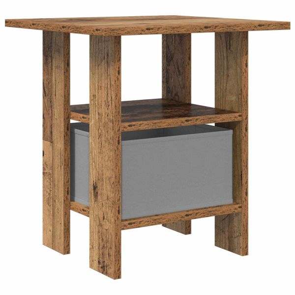 Нощно шкафче 2 pcs Старо дърво 41 x 40 x 45 см Инженерно дърво