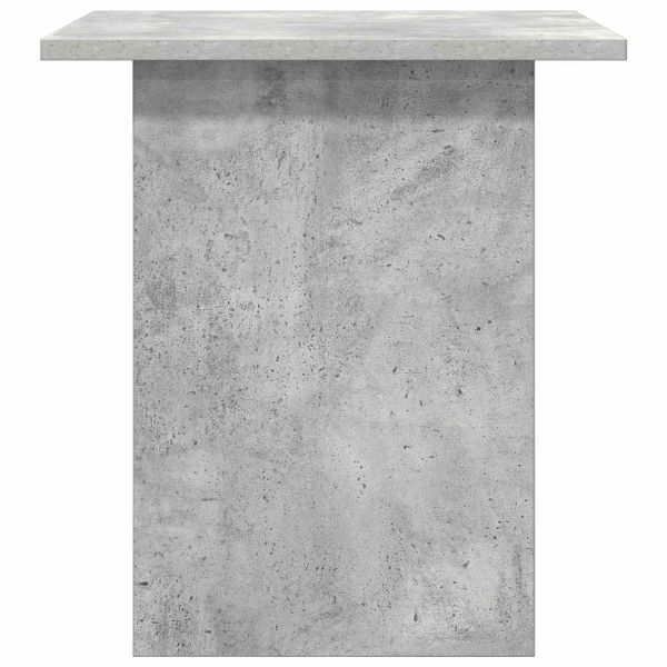 Нощно шкафче Циментено сиво 41 x 40 x 45 см Инженерно дърво