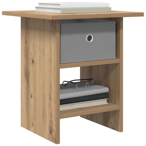 Нощно шкафче 2 pcs Дъб 41 x 40 x 45 см Инженерно дърво