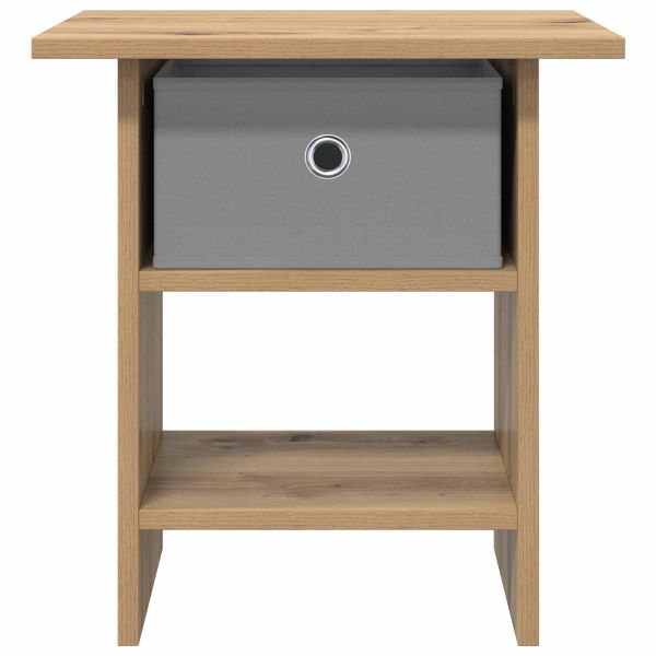 Нощно шкафче 2 pcs Дъб 41 x 40 x 45 см Инженерно дърво