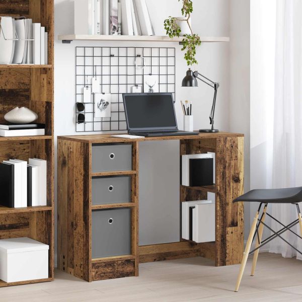 Бюро с чекмедже Старо дърво 100 x 40 x 75 cm Инженерно дърво