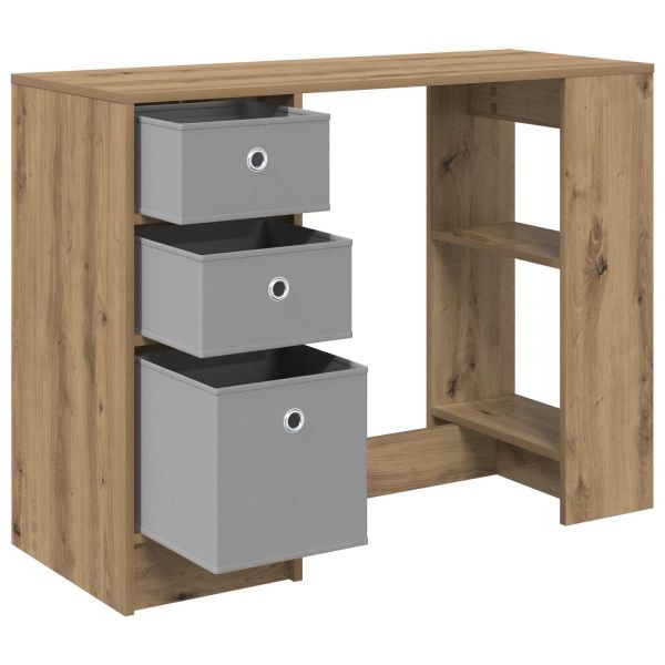 Бюро с чекмедже с рафт Дъб 100 x 40 x 75 cm Инженерно дърво