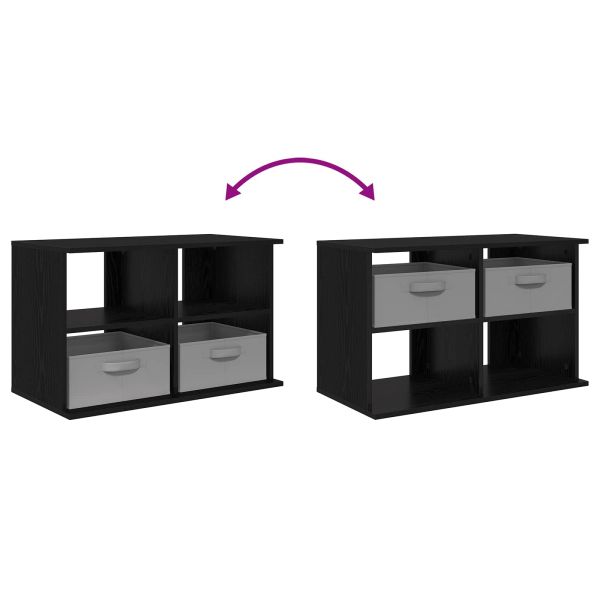 Стойка за телевизор с чекмедже Черния дъб 79 x 40 x 48 см