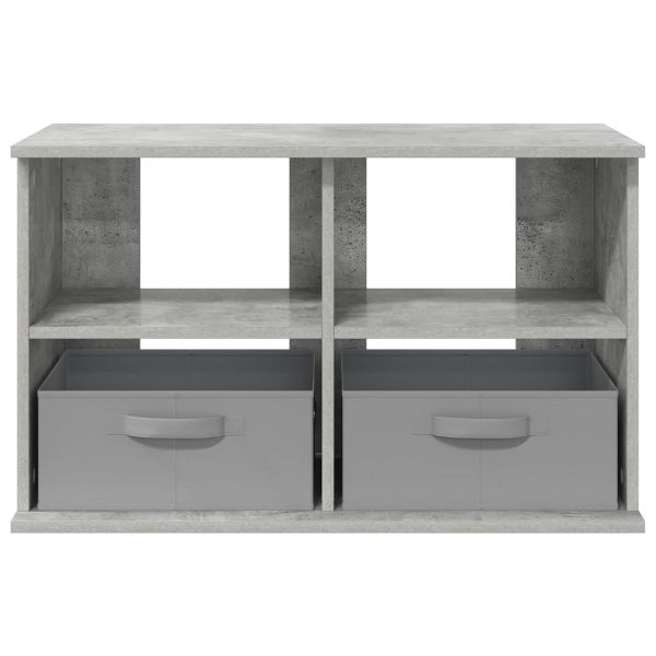Стойка за телевизор с чекмедже Циментено сиво 79 x 40 x 48 см