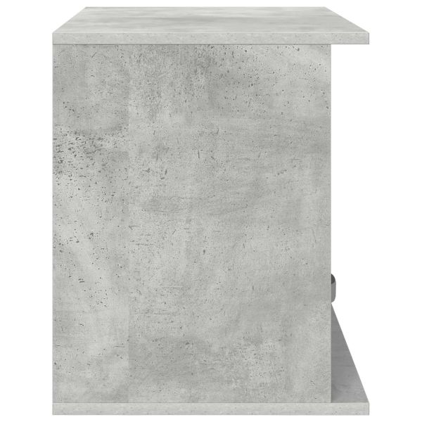 Стойка за телевизор с чекмедже Циментено сиво 79 x 40 x 48 см