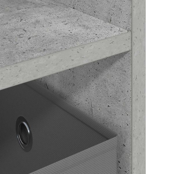 Стойка за телевизор с чекмедже Циментено сиво 79 x 40 x 48 см