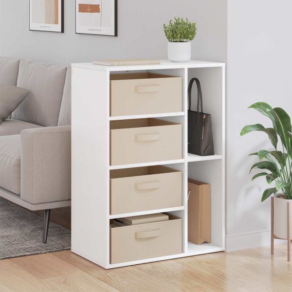 Служебен шкаф с чекмедже Бяло 60 x 33,5 x 84 см