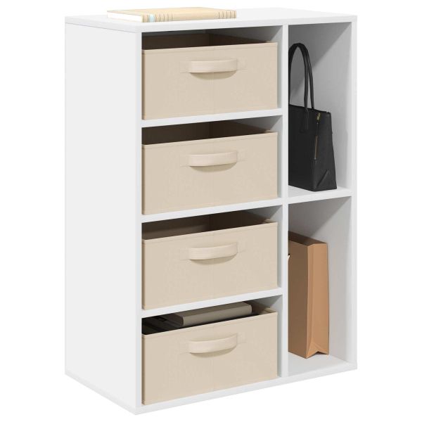 Служебен шкаф с чекмедже Бяло 60 x 33,5 x 84 см