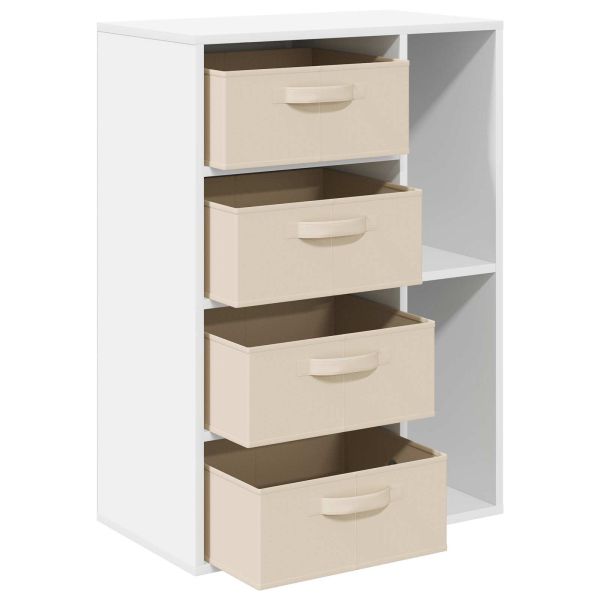 Служебен шкаф с чекмедже Бяло 60 x 33,5 x 84 см