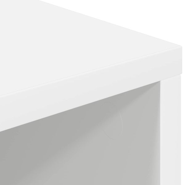 Служебен шкаф с чекмедже Бяло 60 x 33,5 x 84 см