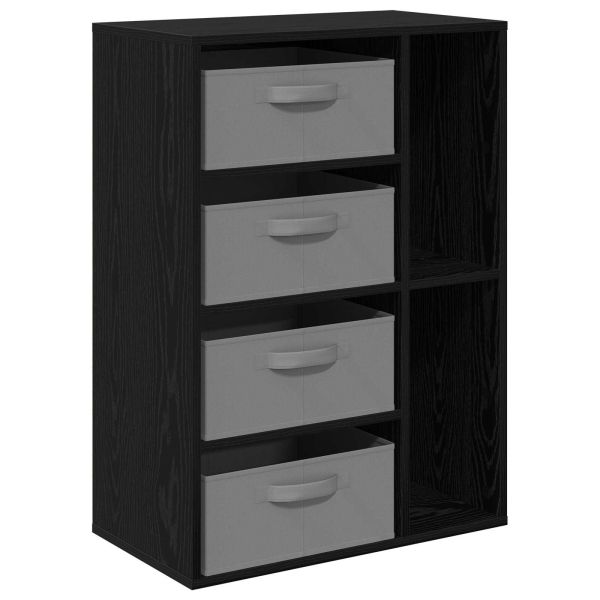 Служебен шкаф с чекмедже Черния дъб 60 x 33,5 x 84 см