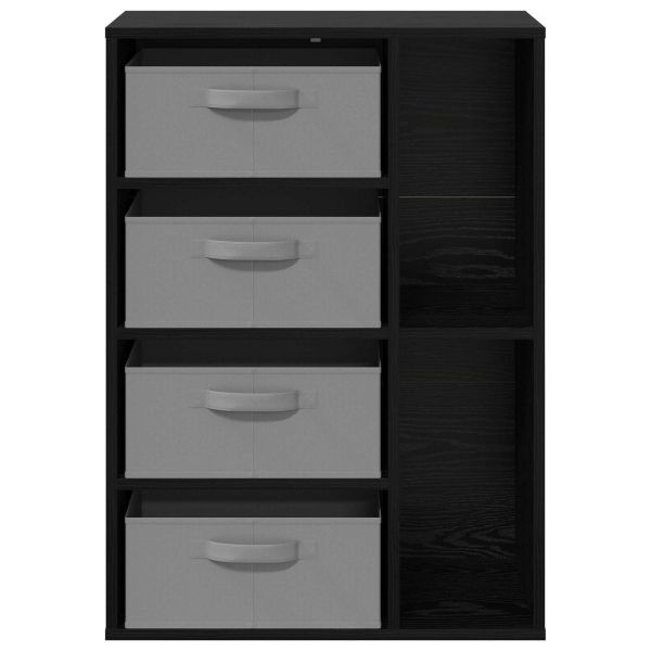 Служебен шкаф с чекмедже Черния дъб 60 x 33,5 x 84 см