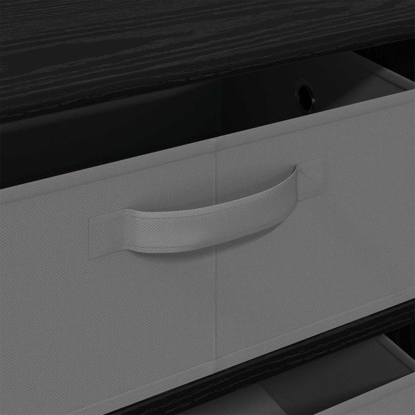 Служебен шкаф с чекмедже Черния дъб 60 x 33,5 x 84 см