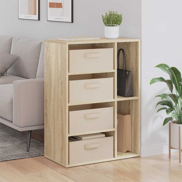 Служебен шкаф с чекмедже Сонома дъб 60 x 33,5 x 84 см