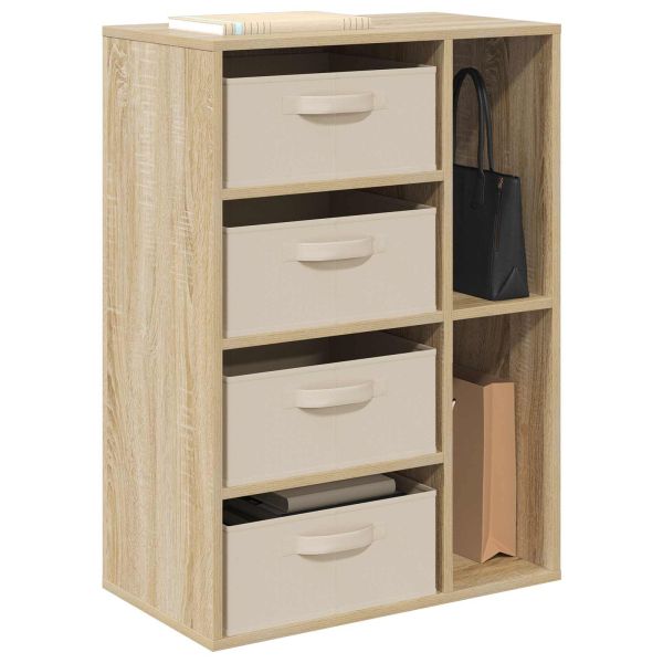 Служебен шкаф с чекмедже Сонома дъб 60 x 33,5 x 84 см