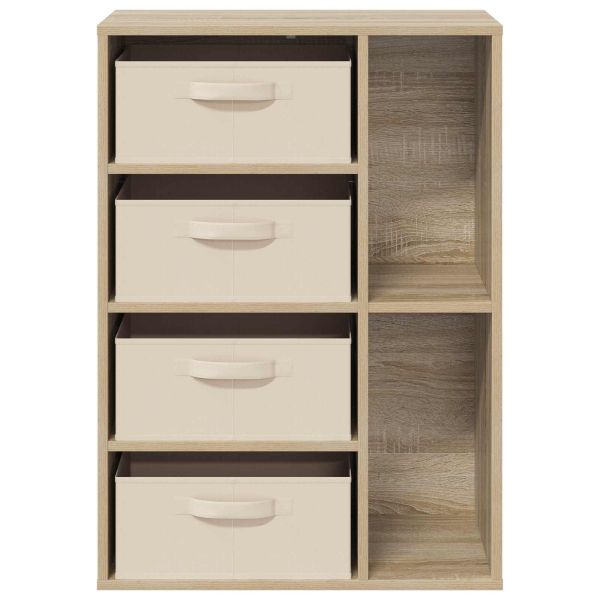 Служебен шкаф с чекмедже Сонома дъб 60 x 33,5 x 84 см