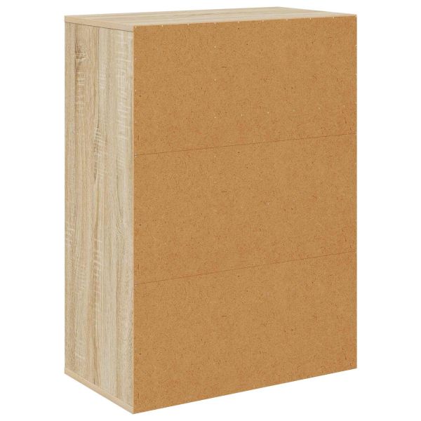 Служебен шкаф с чекмедже Сонома дъб 60 x 33,5 x 84 см